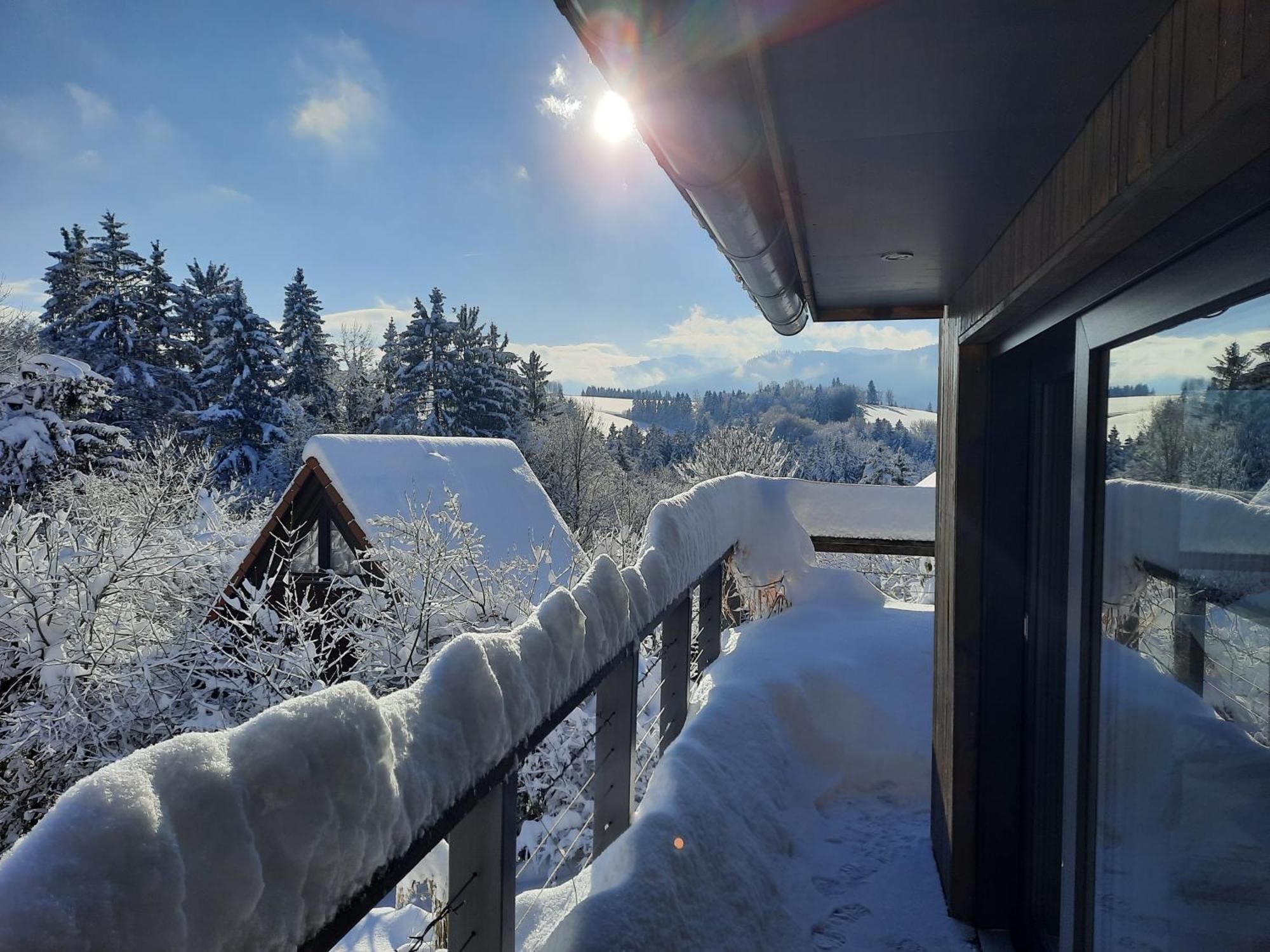 Вилла Haus Mit Bergblick Зигсдорф Экстерьер фото
